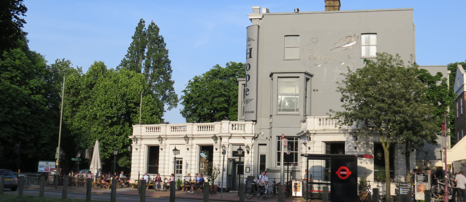 The hope pub in Wandsworth